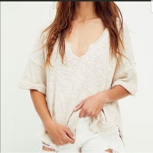 FP We The Free Cream North Shore Tee Medium